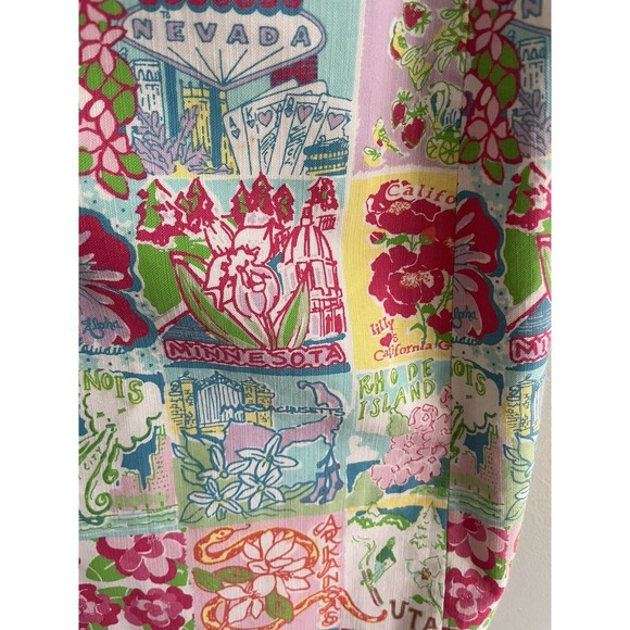 Lilly Pulitzer State Of Mind Ricci Shift Dress Patchwork Women’s Size 0 - Picture 8 of 13